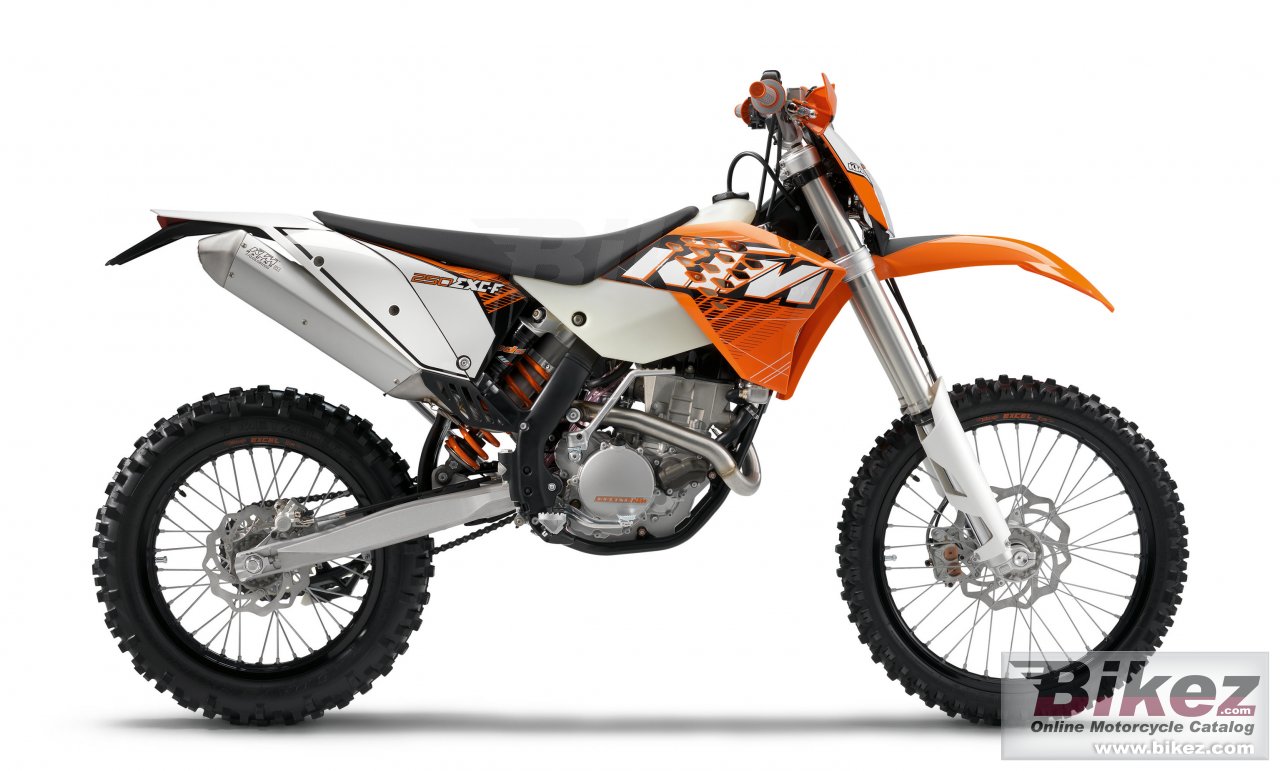 Big KTM 250 exc-f picture and wallpaper from Bikez.com